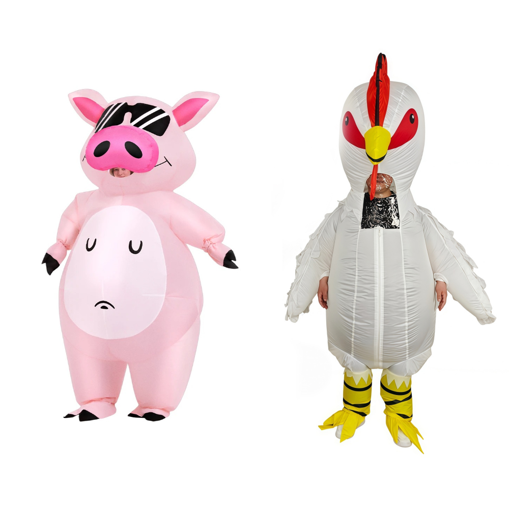 Anime Cosplay Anime - Cartoon Animal Piglet Inflatable Costume Anime