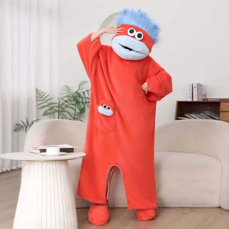 Cute Cartoon Big Mouth Monster - огляд і ціна Anime Cosplay Couple
