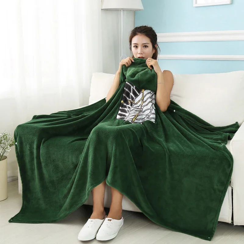 Attack on Titan Blanket Plaid  - огляд і ціна Attack Titan Cloak