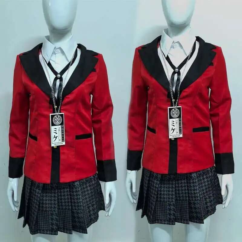 Anime Kakegurui Jabami Yumeko  - огляд і ціна Anime Cosplay Outfit Girl