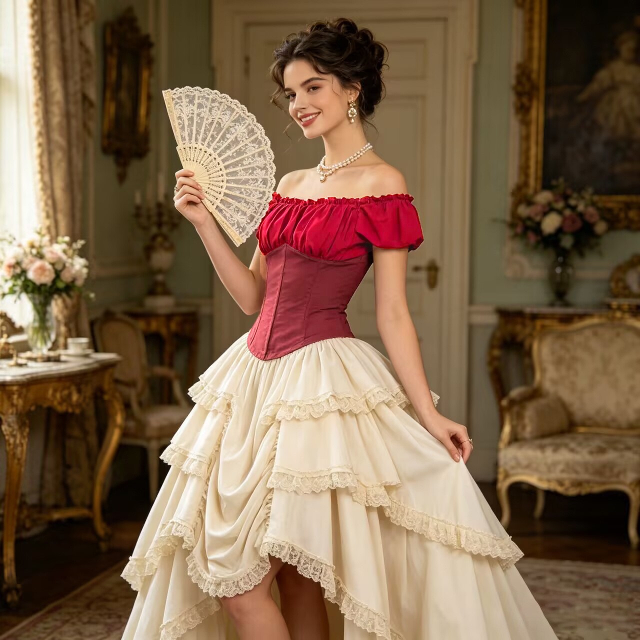 Renaissance Asymmetrical Hem S - огляд і ціна Anime Cosplay Anime