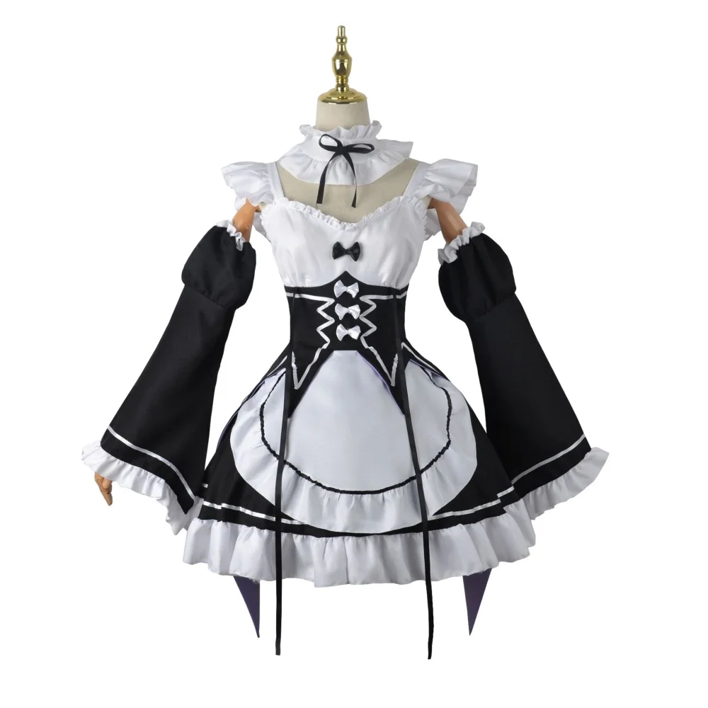 Anime Ram Rem Maid Cosplay Re  - огляд і ціна Anime Cosplay Maid