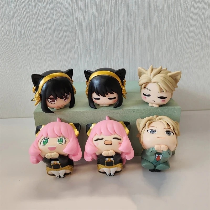 6Pcs/1Set 6CM SPY Family Anime - огляд і ціна Anime Cosplay Yor Forger